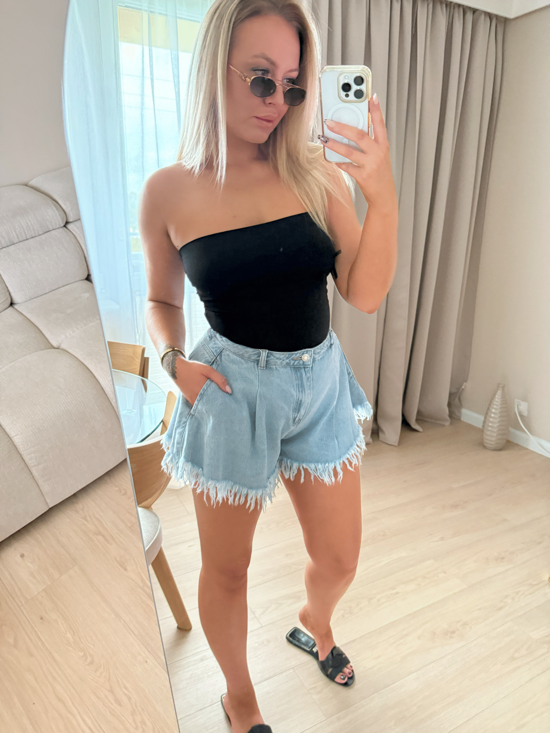 SPODENKI JEANSOWE POLLY