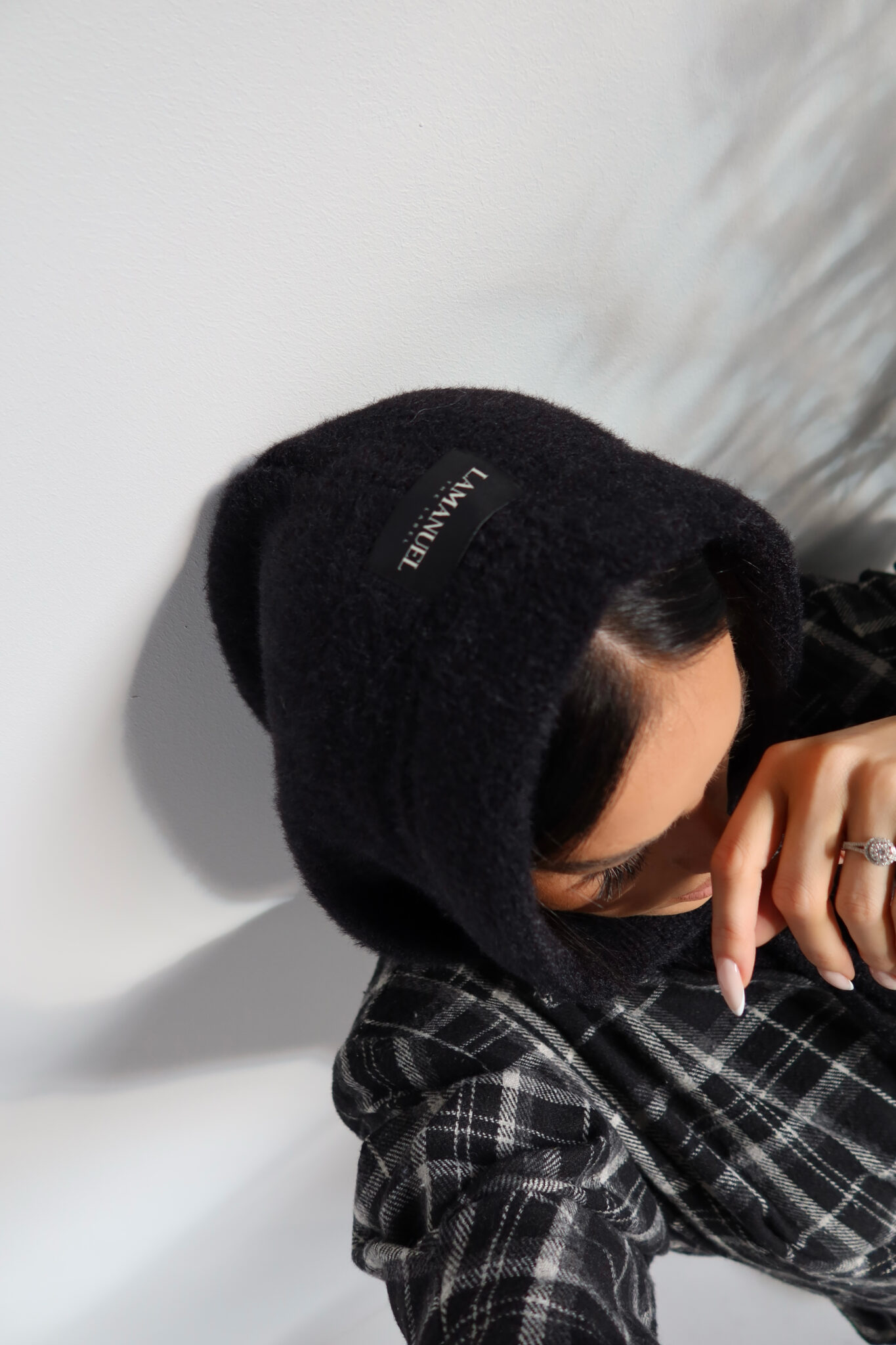 Balaclava TENDER - czarna - obrazek 2